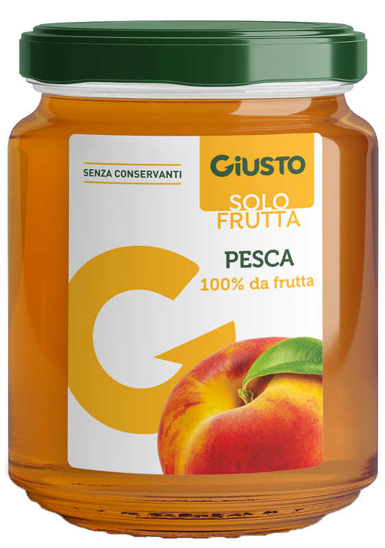 GIUSTO SOLO FRUTTA MARMELLATA PESCA 284 G - Antica Farmacia Ferrari