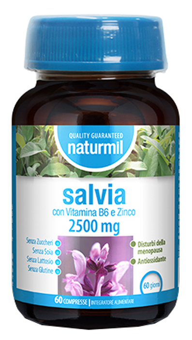NATURMIL SALVIA 2500 MG 60 COMPRESSE - Antica Farmacia Ferrari