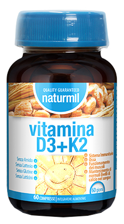 NATURMIL VITAMINA D3+K2 60 COMPRESSE - Antica Farmacia Ferrari