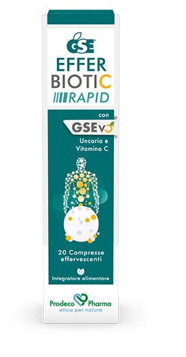 GSE EFFERBIOTIC RAPID 20 COMPRESSE - Antica Farmacia Ferrari