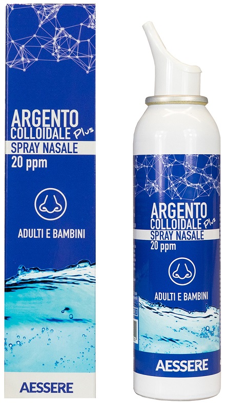 ARGENTO COLLOIDALE PLUS NASALE SPRAY 20 PPM 100 ML - Antica Farmacia Ferrari