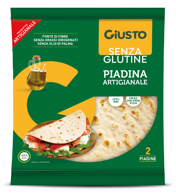 GIUSTO SENZA GLUTINE PIADINA 220 G - Antica Farmacia Ferrari