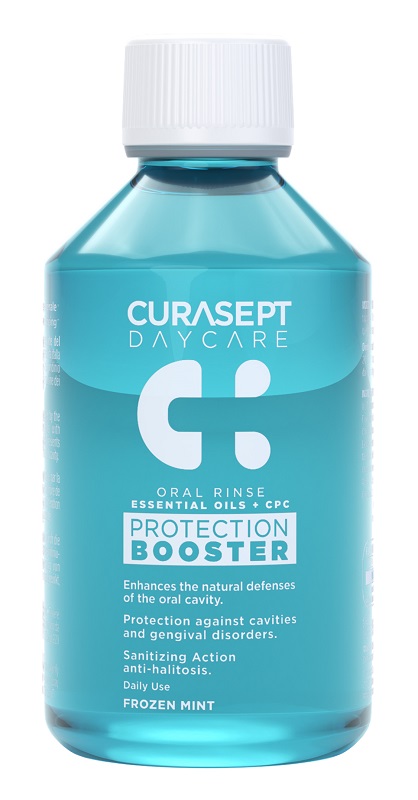 CURASEPT DAYCARE COLLUTORIO PROTECTION BOOSTER FROZEN MINT 100 ML - Antica Farmacia Ferrari