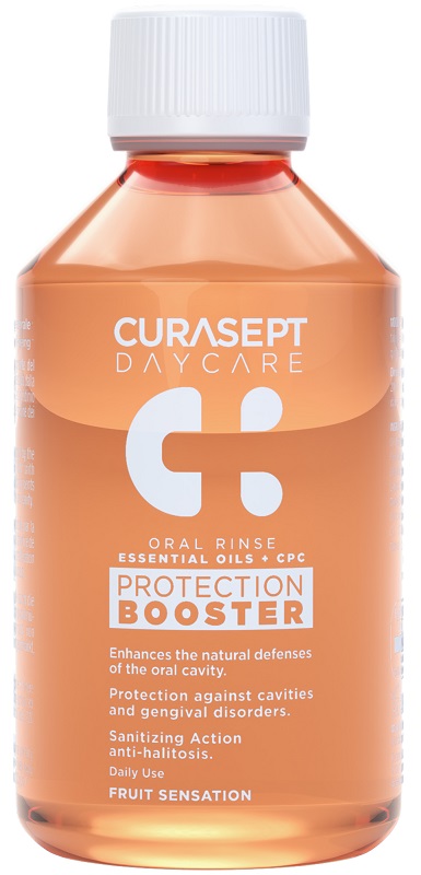CURASEPT DAYCARE COLLUTORIO PROTECTION BOOSTER FRUIT SENSATION 100 ML - Antica Farmacia Ferrari