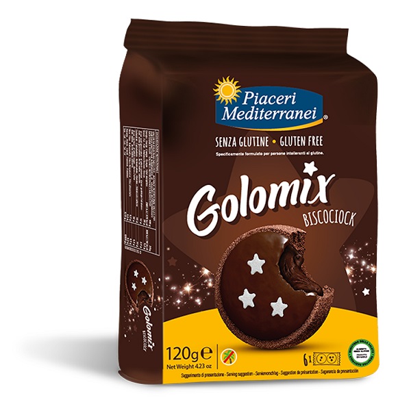 PIACERI MEDITERRANEI GOLOMIX BISCOCIOCK 6 PEZZI DA 20 G - Antica Farmacia Ferrari