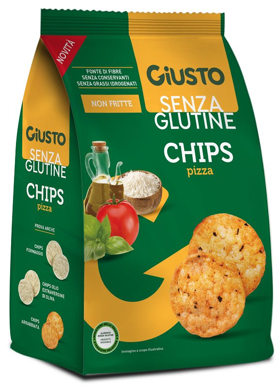 GIUSTO SENZA GLUTINE CHIPS PIZZA 40 G - Antica Farmacia Ferrari