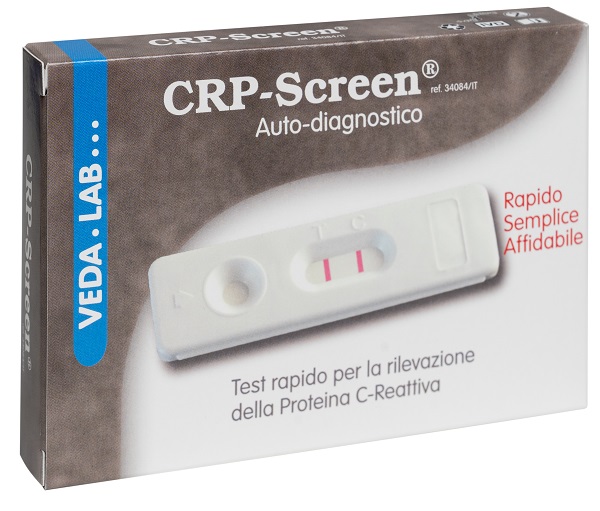 TEST SCREEN CRP PROT C REATTIVA AUTODIAGNOSTICO 1 PEZZO - Antica Farmacia Ferrari