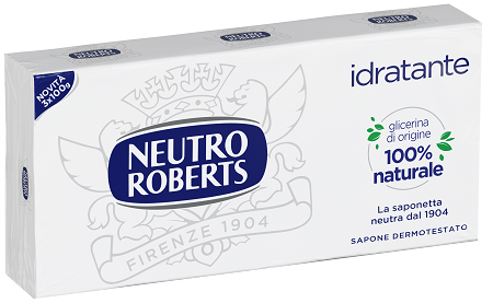 NEUTRO ROBERTS SAPONE SOLIDO TRIS 3 PEZZI DA 100 G - Antica Farmacia Ferrari