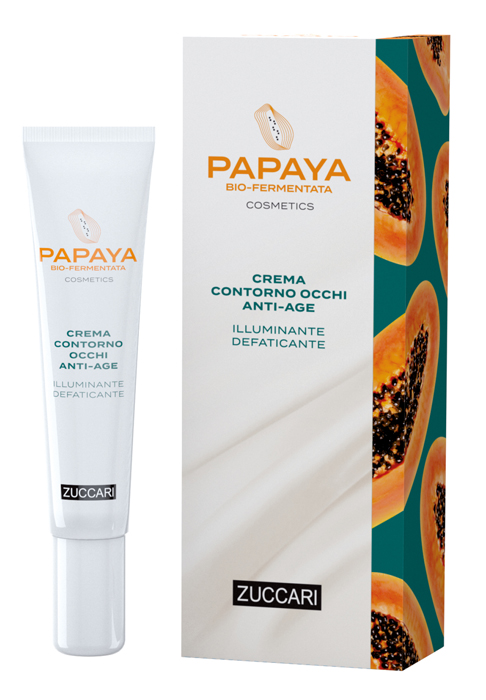 PAPAYA COSMETICS CREMA CONTORNO OCCHI ANTI-AGE ILLUMINANTE DEFATICANTE 18 ML - Antica Farmacia Ferrari