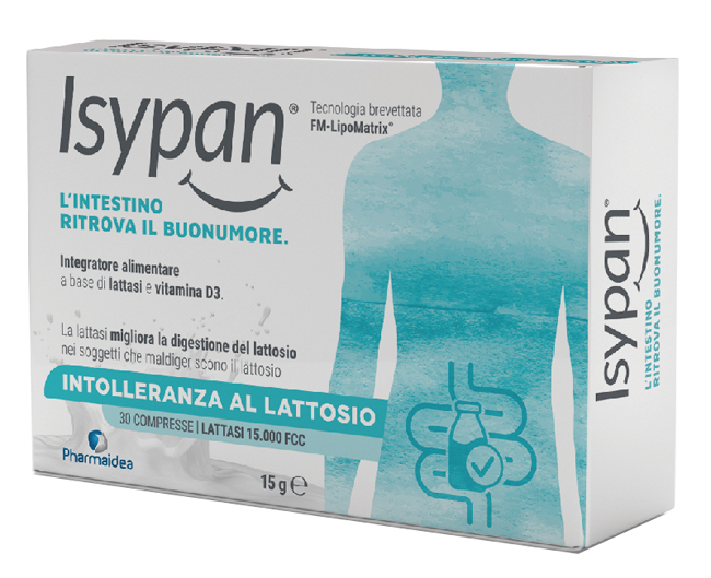 ISYPAN INTOLLERANZA LATTOSIO 30 COMPRESSE - Antica Farmacia Ferrari
