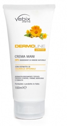 VEBIX DERMOLINE CREMA MANI CALENDULA 100 ML - Antica Farmacia Ferrari