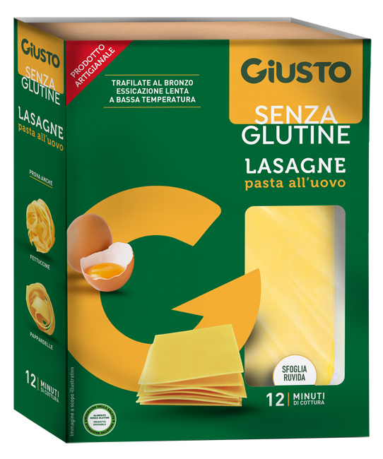 GIUSTO SENZA GLUTINE SFOGLIE LASAGNE 200 G - Antica Farmacia Ferrari