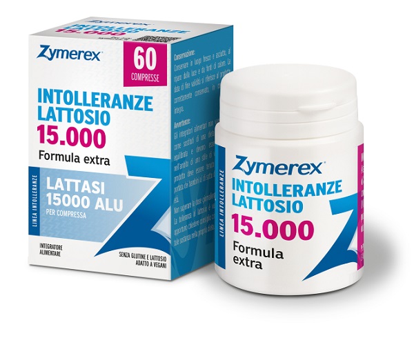 ZYMEREX INTOLLERANZE LATTOSIO 15000 60 COMPRESSE SENZA GLUTINE SENZA LATTOSIO - Antica Farmacia Ferrari