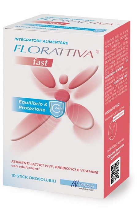 FLORATTIVA FAST 10 STICK OROSOLUBILI - Antica Farmacia Ferrari
