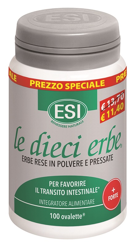 ESI LE DIECI ERBE + FORTE 100 TAVOLETTE TAGLIO PREZZO - Antica Farmacia Ferrari