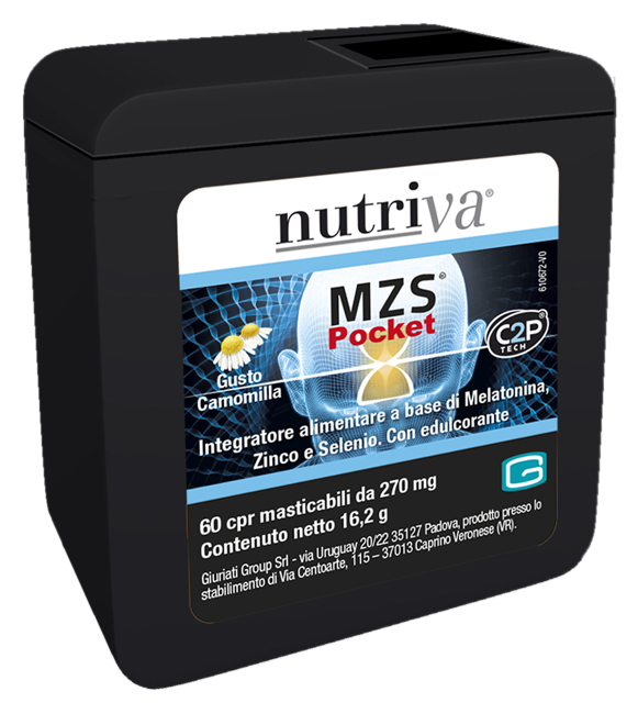 NUTRIVA MZS POCKET 60 COMPRESSE MASTICABILI - Antica Farmacia Ferrari