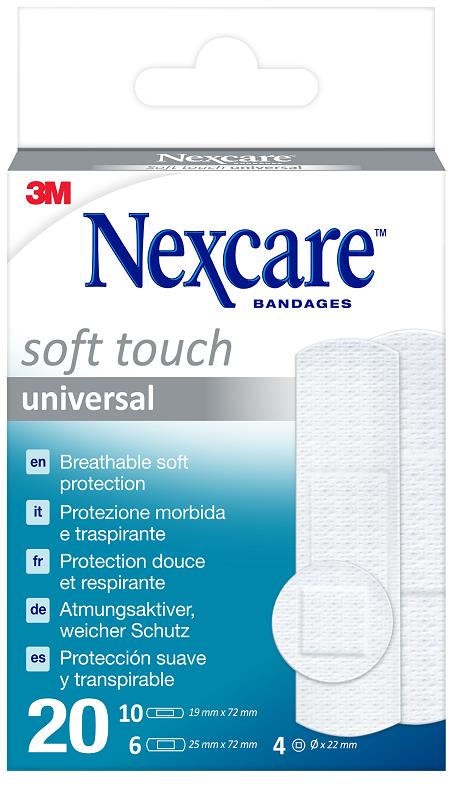 CEROTTO NEXCARE SOFT TOUCH 20 PEZZI ASSORTITI - Antica Farmacia Ferrari