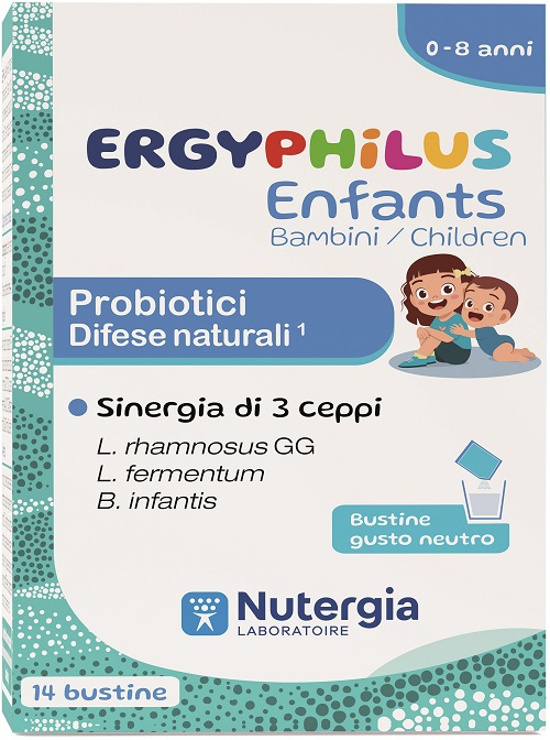 ERGYPHILUS ENFANTS 14 BUSTINE DA 2 G - Antica Farmacia Ferrari
