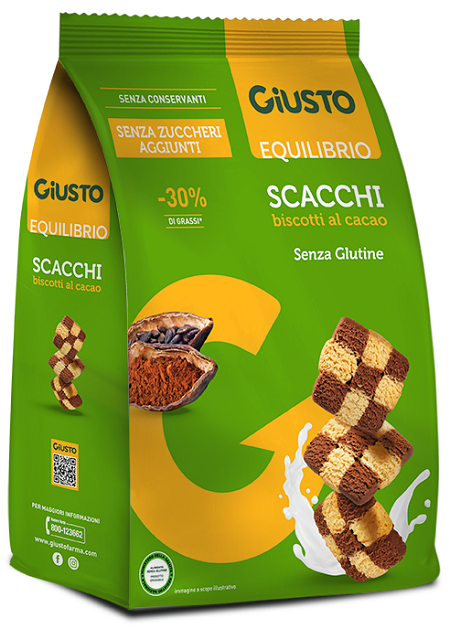 GIUSTO SENZA GLUTINE SCACCHI EQUILIBRIO 250 G - Antica Farmacia Ferrari