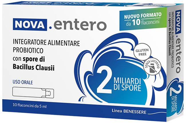 NOVA ENTERO 2 MILIARDI 10 FLACONCINI DA 5 ML - Antica Farmacia Ferrari