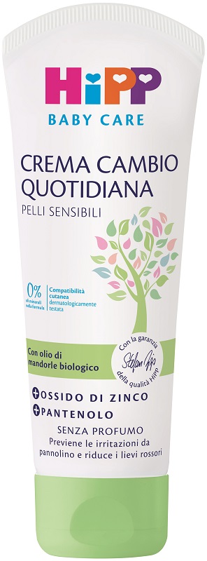 HIPP BABY CARE CREMA CAMBIO QUOTIDIANA PELLI SENSIBILI 75 ML - Antica Farmacia Ferrari
