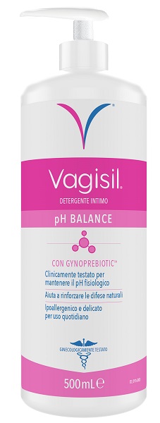 VAGISIL DETERGENTE PH BALANCE 500 ML - Antica Farmacia Ferrari
