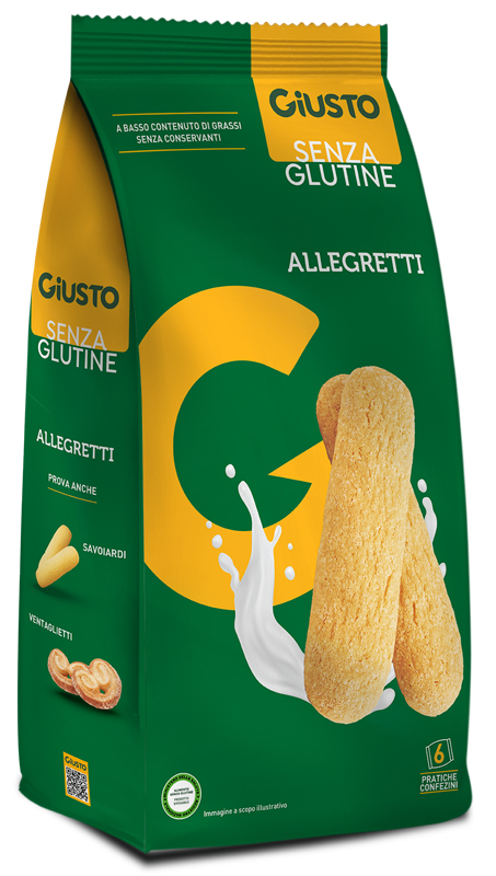 GIUSTO SENZA GLUTINE ALLEGRETTI 180 G - Antica Farmacia Ferrari