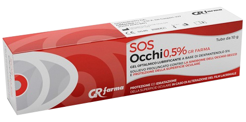 GEL OFTALMICO LUBRIFICANTE DEXPANTENOLO 5% SOS OCCHI 0,5% 10 G - Antica Farmacia Ferrari