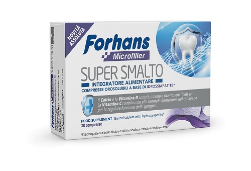 FORHANS MICROFILLER SUPER SMALTO 30 COMPRESSE OROSOLUBILI - Antica Farmacia Ferrari