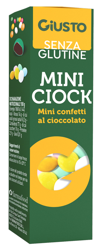 GIUSTO SENZA GLUTINE MINI CIOCK 40 G - Antica Farmacia Ferrari
