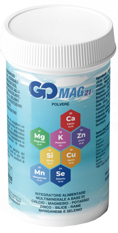 GOMAG21 150 G MULTIMINERALE SENZA GLUTINE SENZA LATTOSIO CON EDULCORANTI - Antica Farmacia Ferrari