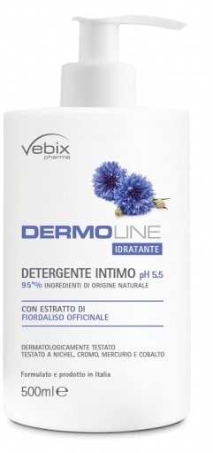VEBIX DERMOLINE FIORDALISO DETERG.INTIMO 500 ML - Antica Farmacia Ferrari