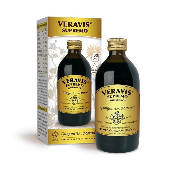 VERAVIS SUPREMO ANALCOLICO 200 ML - Antica Farmacia Ferrari
