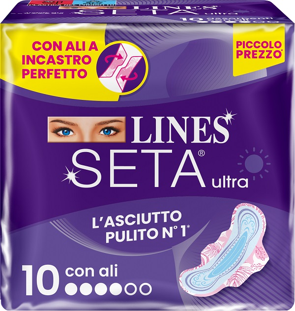LINES SETA ULTRA ASSORBENTI ALI DWCT 10 PEZZI - Antica Farmacia Ferrari