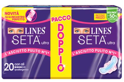 LINES SETA ULTRA ASSORBENTI ALI VP 20 PEZZI - Antica Farmacia Ferrari