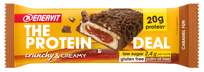 THE PROTEIN DEAL CARAMEL FUN BARRETTA 55 G - Antica Farmacia Ferrari
