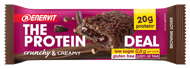 THE PROTEIN DEAL BROWNIE LOVER BARRETTA 55 G - Antica Farmacia Ferrari
