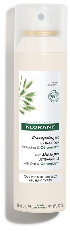 KLORANE SHAMPOO SECCO EXTRA DELICATO AVENA&CERAMIDE TUTTI I TIPI DI CAPELLI SPRAY 150 ML - Antica Farmacia Ferrari