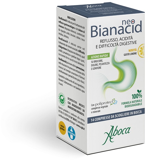 NEOBIANACID 14 COMPRESSE LIMONE - Antica Farmacia Ferrari