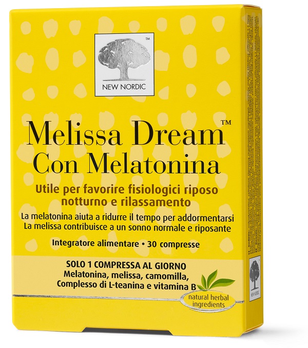 MELISSA DREAM CON MELATONINA 30 COMPRESSE - Antica Farmacia Ferrari