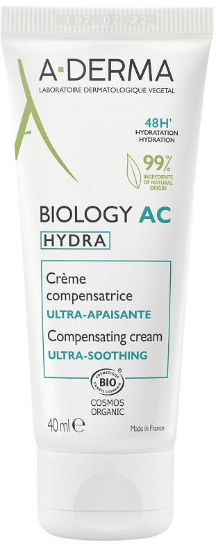 ADERMA BIOLOGY AC HYDRA CREMA COMPENSATRICE ULTRA LENITIVA 40 ML - Antica Farmacia Ferrari