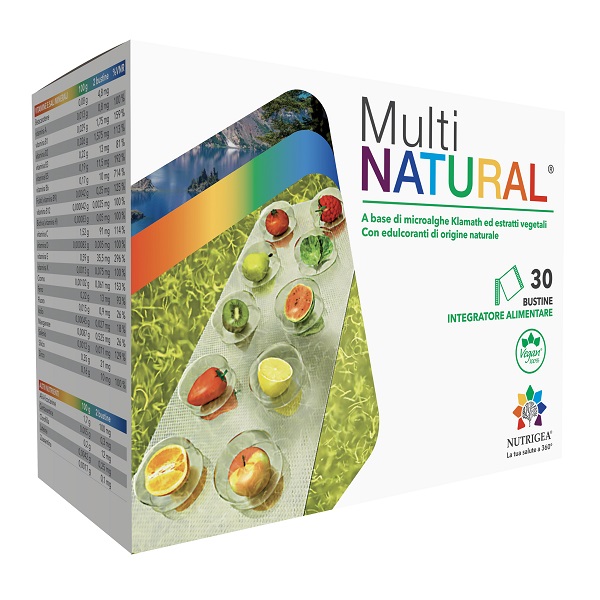 MULTINATURAL 30 BUSTINE DA 3 G CON EDULCORANTI DI ORIGINE NATURALE SENZA GLUTINE - Antica Farmacia Ferrari