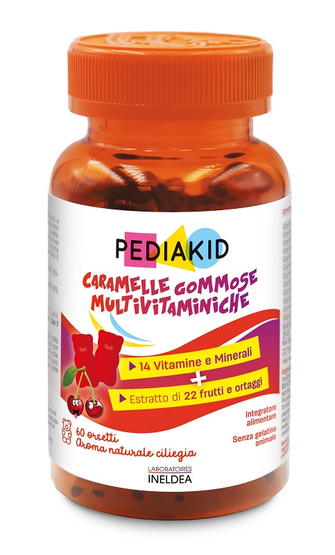 PEDIAKID MULTIVITAMINICO 60 ORSETTI GOMMOSI - Antica Farmacia Ferrari