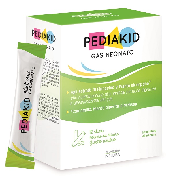 PEDIAKID GAS NEONATO 12 STICK - Antica Farmacia Ferrari