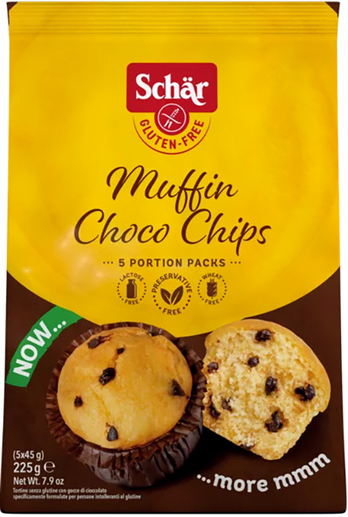 SCHAR MUFFIN CHOCO CHIP 225 G - Antica Farmacia Ferrari