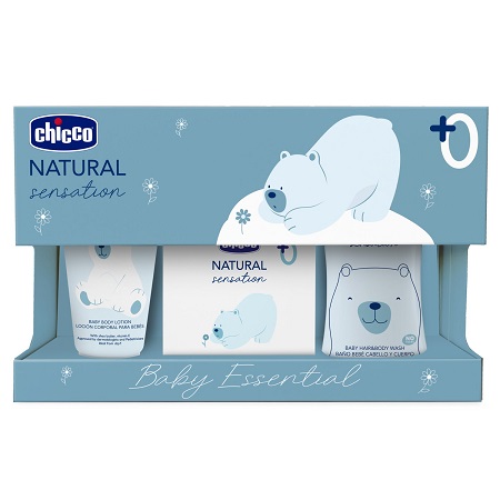 CHICCO NATURAL SENSATION SET BAGNOSHAMPOO+CREMA CORPO+PROFUMO - Antica Farmacia Ferrari