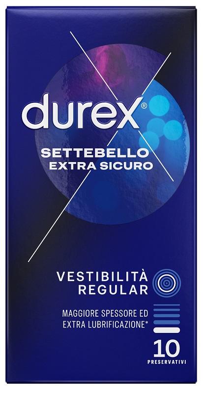 PROFILATTICO DUREX SETTEBELLO EXTRA SICURO 10 PEZZI - Antica Farmacia Ferrari