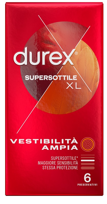 PROFILATTICO DUREX SUPERSOTTILE XL 6 PEZZI - Antica Farmacia Ferrari