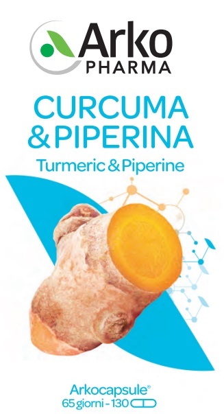 ARKOCPS CURCUMA + PIPERINA 130 CAPSULE - Antica Farmacia Ferrari