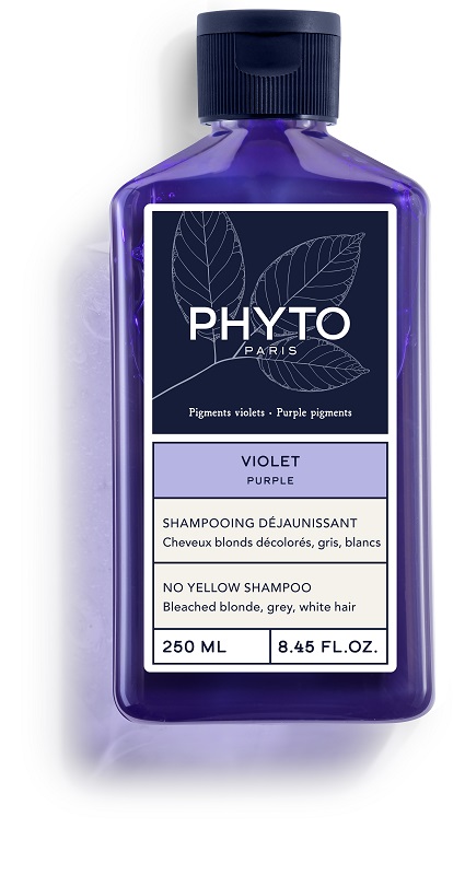 PHYTO PARIS VIOLET SHAMPOO ANTI GIALLO PER CAPELLI BIONDI DECOLORATI GRIGI BIANCHI 250 ML - Antica Farmacia Ferrari